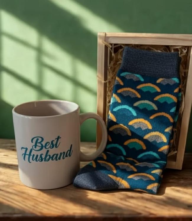 Best Husband Mug & Socks Hamper